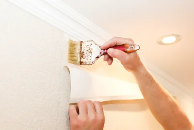 Pose de papier peint à Ilhat — revêtements muraux et toiles de verre